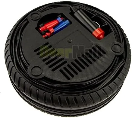 Vista 4 de 260PSI DC 12V Mini Inflador de Neumáticos Eléctrico Portátil Compresor de Aire Coche Auto Bomba