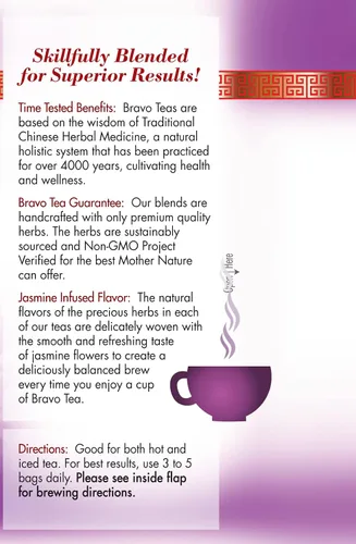 Vista 6 de Bravo Tea Prostate Health - 20 bolsas de té sin cafeína