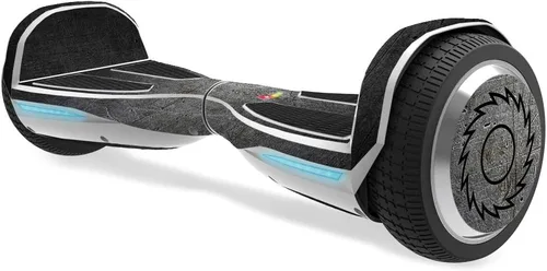 Vista 5 de MightySkins Skin compatible con Razor Hovertrax 1.5 Hover Board - Placa de diamante negro Cubierta protectora de vinilo duradera y única Fácil