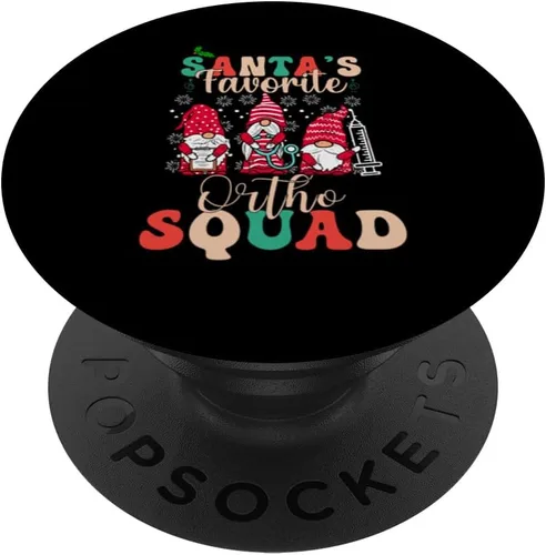 Vista 6 de Christmas Orthopedic Favorite Ortho Nurse Squad Nurse Life R PopSockets MagSafe PopGrip for iPhone