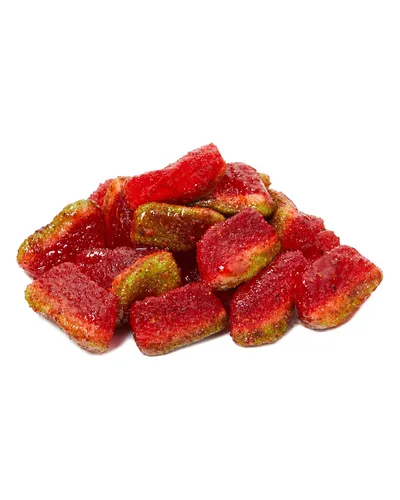 Vista 2 de Chukilada rebanadas de sandía, gomitas de chamoy
