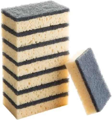 Vista 8 de DOITOOL Juego de esponjas multiusos para limpiar platos de esponja para platos para utensilios de cocina, 8 unids*2
