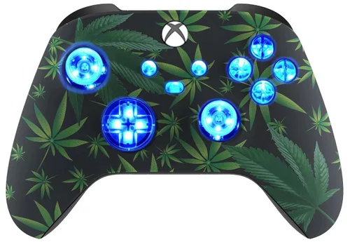 Vista 18 de Silent Modz Custom Modded Controller 7 LED Colors Trigger Stopper w/Pro Grips compatible with Xbox Series S, Xbox Series X, Xbox One, and Windows