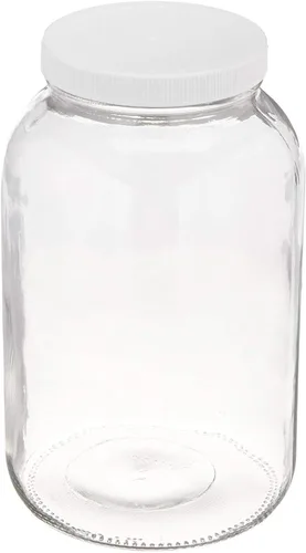 Vista 2 de Aquanation Plástico seguro de grado alimenticio (PP) de 4.331 in, tapas de conservas de fermentación de boca ancha, tapas de envase de plástico