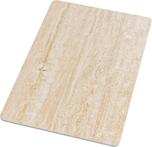 Vista 18 de Mesa rectangular de 23.6 x 11.8 pulgadas, mesa de piedra sinterizada negra, repuesto y cubierta de mármol para escritorio, resistente a los arañazos