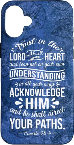 Vista 23 de Trust in Lord with All Your Heart Proverbio 3:5-6 - Carcasa cristiana para iPhone 17