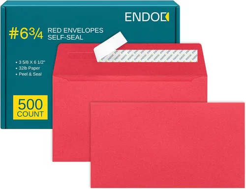 Vista 18 de Sobres negros autosellados #6 3/4, paquete de 25 sobres de colores, tamaño carta de 6 1/2 x 3 5/8 pulgadas, sobres de negocios para tarjetas