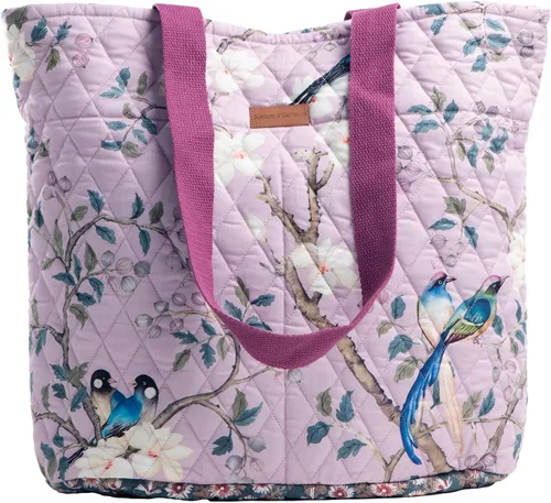 Vista 64 de Bolsas de compras Maison d' Hermine Bolsa de lona acolchada con bolsillos con cremallera Bolso pequeño reutilizable Bolsa de comestibles