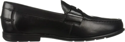Vista 5 de Nunn Bush Drexel Moc Toe Penny Mocasines con tecnología KORE Walking Comfort Negro