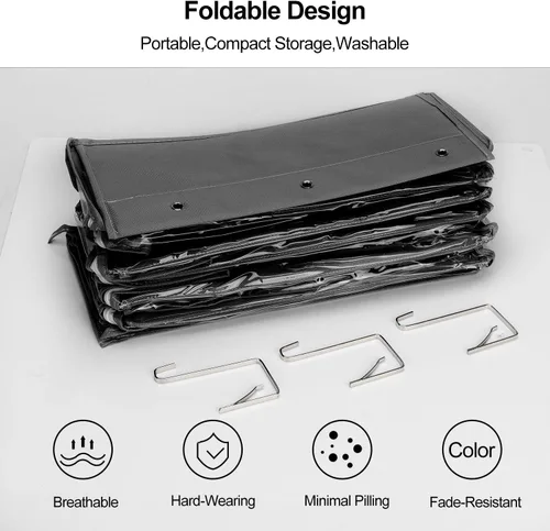 Vista 6 de Lirex Organizador de bolso para colgar sobre la puerta y estante para el armario, organizador de almacenamiento de bolsos con colgador para bolsos.