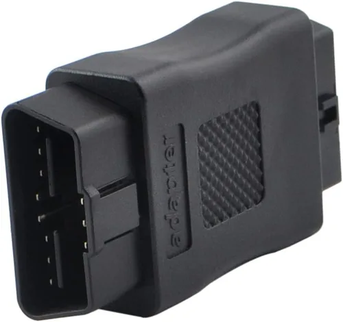 Vista 7 de OBD2 OBDII Full 16 Pin macho a hembra OBD Cable Divisor Convertidor Adaptador para Diagnóstico Puerto Extensor (negro)