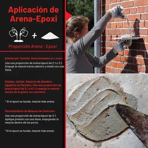 Vista 7 de ElastiPoxy Kit de relleno de grietas y juntas de hormigón epoxi flexible