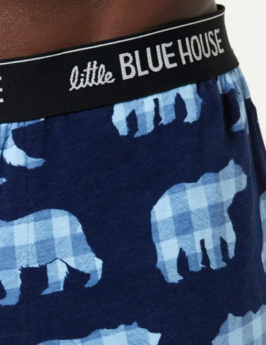 Vista 4 de Little Blue House by Hatley Pantalones de pijama para hombre