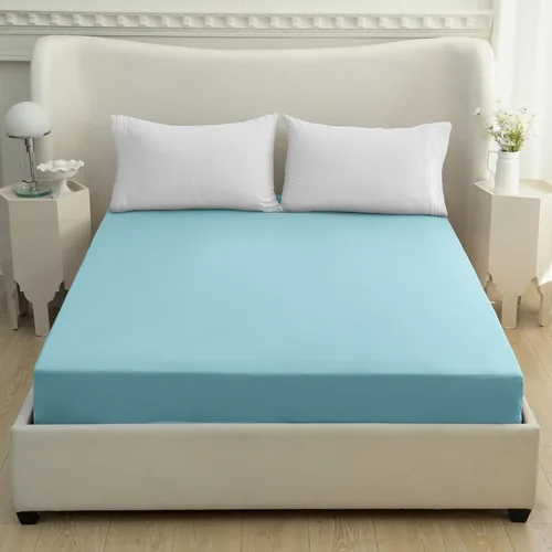 Vista 2 de Mocassi - Sábanas ajustadas de tamaño Twin con bolsillo profundo y efecto refrescante de hasta 16 pulgadas - Sábanas de lujo tipo hotel de 1800