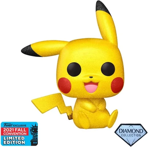 Vista 2 de Funko Pop! Games Pokemon Pikachu Waving - Colección Diamante
