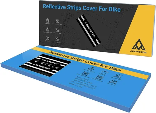 Vista 7 de ADDMOTOR Almohadilla de protección de batería de nailon, protector de marco de bicicleta de ciclismo, cubierta protectora reflectante