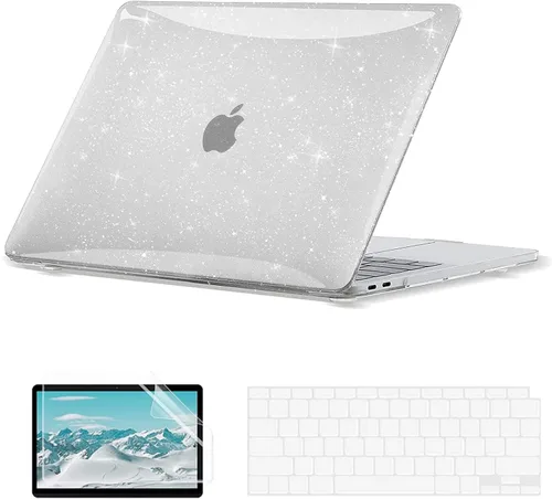 Vista 14 de EooCoo Funda rígida compatible con MacBook Air de 13.3 pulgadas M1 Chip 2021-2018 con pantalla Retina, funda protectora de plástico Air de 13.3