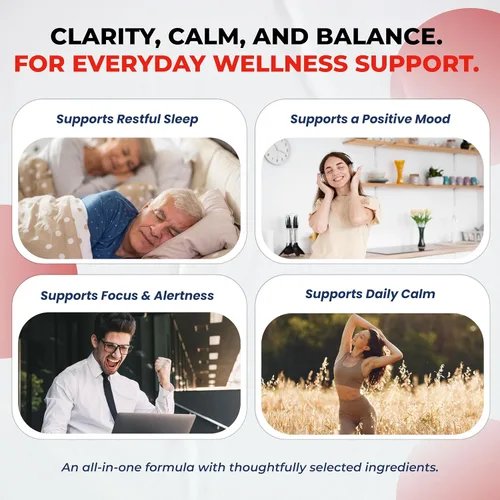 Vista 4 de CORTISOL Shield 9 en 1 - Magnesio + Ashwagandha con fosfatidilserina, L-teanina, hierba de San Juan, Rhodiola Rosea - Apoyo de relajación