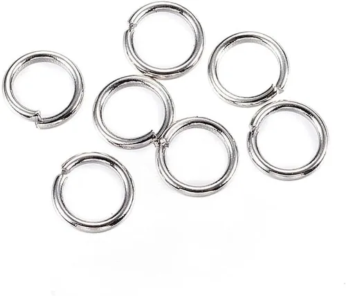 Vista 14 de HDSupplies 100 piezas - 4mm de argollas de acero inoxidable 304 de tono negro - Calibre 22 (espesor de 0.6mm)