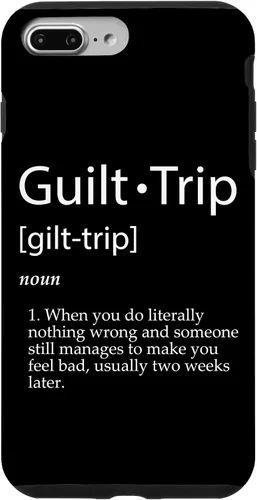Vista 12 de Guilt Trip Definition Sarcastic Joke for Mean Adult Parents Case for iPhone 17