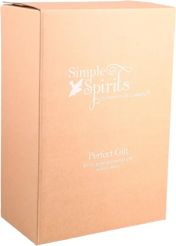 Vista 11 de Pavilion Gift Company Simple Spirits 41007 - Figura decorativa (7.5 pulgadas), color blanco, verde, bronceado