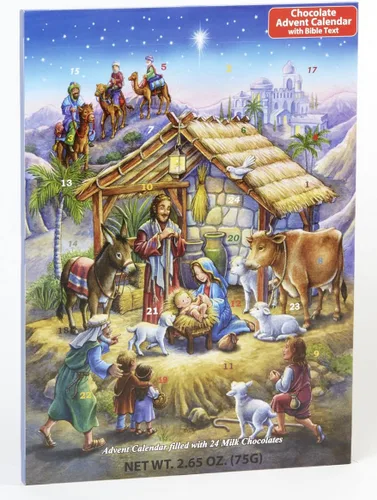 Vista 2 de Calendario de Adviento de chocolate Peaceful Prince, 2.65 onzas