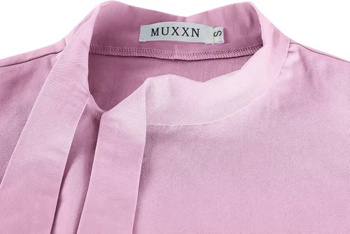 Vista 5 de Muxxn - Vestido de cóctel con bolsillo para mujer, diseño clásico vintage