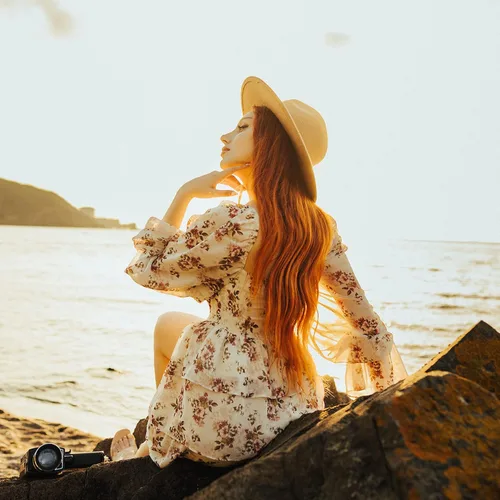 Vista 43 de Lisianthus - Sombrero con cinta con hebilla de ajuste, para mujer, modelo Fedora