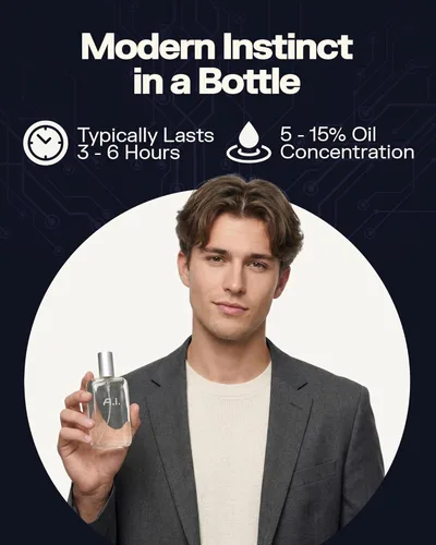 Vista 5 de PB ParfumsBelcam A.I. Eau de Toilette en espray para hombres – Colonia futurista de cítricos amaderados para hombres con limón, coco y tonka