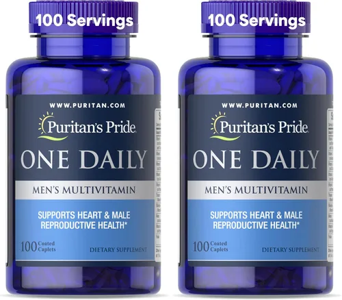 Vista 7 de Puritan's Pride One Daily Multivitamínico para hombre, suplemento dietético para apoyar la salud cardíaca y reproductiva masculina con vitamina A