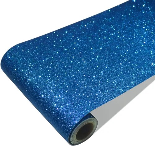 Vista 16 de CRE8TIVE Papel tapiz marrón oscuro con purpurina, borde de pared para despegar y pegar, 8 x 80 pulgadas, papel tapiz de tela brillante, extraíble