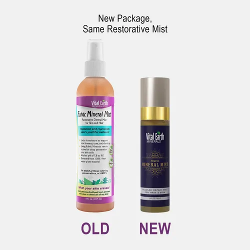 Vista 4 de Vital Earth Fulvic Mineral Facial Mist, apto para viajes, antienvejecimiento facial y cabello en aerosol para renovación e hidratación celular, 3.4