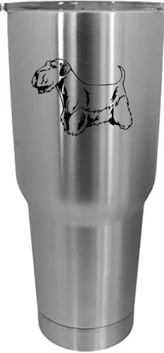 Vista 268 de Cairn Terrier - Vaso grabado con temática de perro, 30 onzas