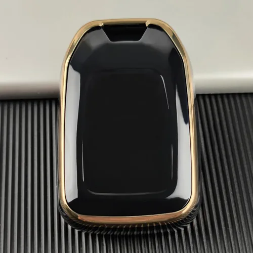 Vista 4 de OLLEN Funda para llavero de TPU de 5 botones, compatible con GMC Acadia 2017-2024, para Terrain 2018-2024, compatible con Sierra 2019-2024