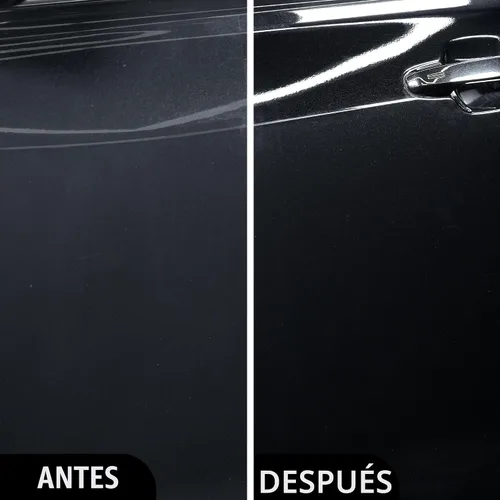 Vista 2 de Turtle Wax Hybrid Solutions - Aerosol de cera negra acrílica de cerámica para automóvil, restaura la apariencia de la pintura negra del automóvil