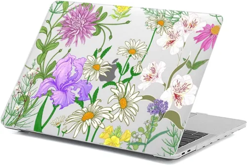 Vista 23 de Funda para MacBook Air de 15,3 pulgadas M2/M3/M4/M5, lunares Amarillo (Yellow Polka Dot)