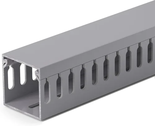 Vista 35 de ZhiYo Canaleta de gestión de cables para rack de servidores de 1.4 pulgadas de alto x 1.6 pulgadas de ancho, kit de conductos de cable de 12 pies