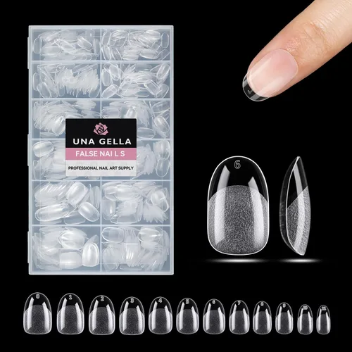 Vista 21 de UNA GELLA Pegamento de uñas de gel 6 en 1 para puntas de uñas transparentes