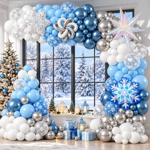 Vista 16 de HILAVO Kit de arco de guirnalda de globos naranja azul negro 112 piezas Globos de látex de helio azul marino real negro naranja para graduación Azul