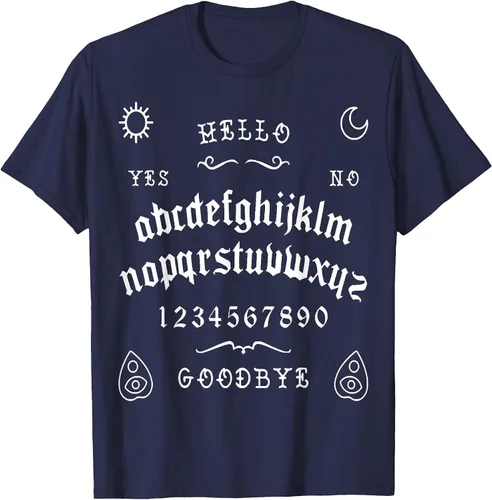 Vista 9 de Camiseta inspirada en la tabla Spirit Board Ouija Asphalt Grey
