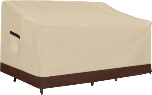 Vista 17 de ABCCANOPY Funda para silla de patio, apilable, impermeable, para exteriores, duradera, resistente a los rayos UV, de poliéster, funda para muebles
