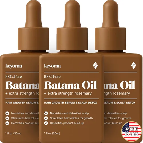 Vista 10 de Keyoma Aceite de batana para el crecimiento del cabello con romero: nutre y desintoxica el cuero cabelludo para un cabello más grueso, más fuerte