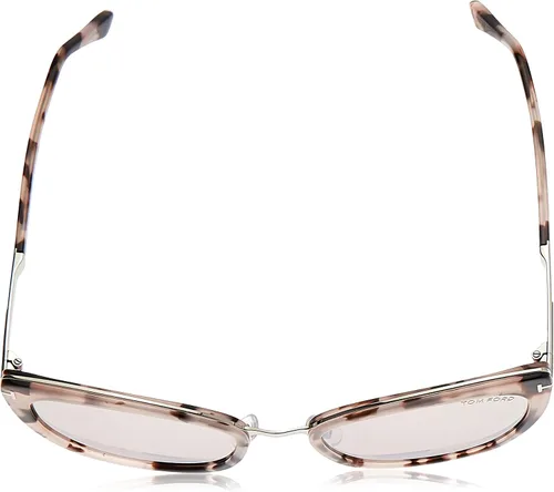 Vista 4 de Tom Ford Simona FT 0717 - Gafas de sol unisex color rosa y marrón