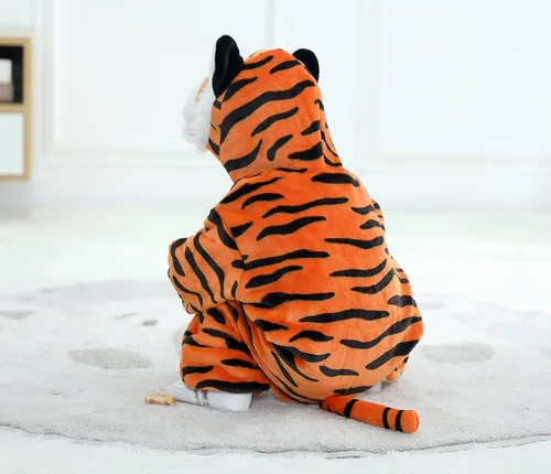 Vista 8 de TONWHAR Mameluco unisex para bebé pijama de dinosaurio de dibujos animados para perros pequeños