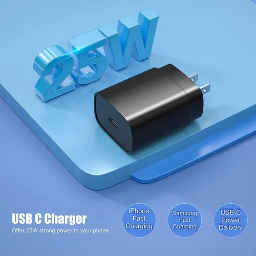 Vista 5 de Cargador USB-C de carga súper rápida de 25 W para Samsung Galaxy A17/A16/A15 5G SM-A166 SM-A165 SM-A156 SM-A155 Android Phone Tipo C Cable de carga