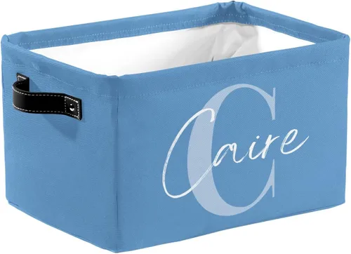 Vista 28 de Cesta de regalo personalizada con nombre, caja de juguetes de almacenamiento personalizada para niños, organizador de cubos de almacenamiento