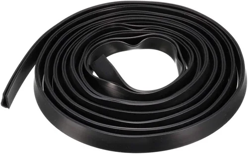 Vista 13 de uxcell Extrusión del sello en U del borde del molde, hoja protectora de borde de canal en U negra de silicona se adapta a borde de 0.004-0.059 in