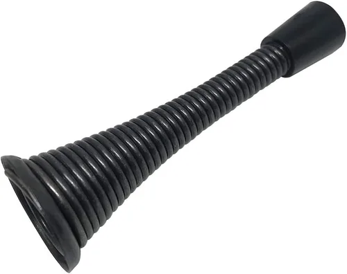 Vista 13 de Litepak Tope de puerta de resorte de 3 pulgadas de acero resistente de alta calidad con parachoques de plástico (chapado en latón, 1 unidad)