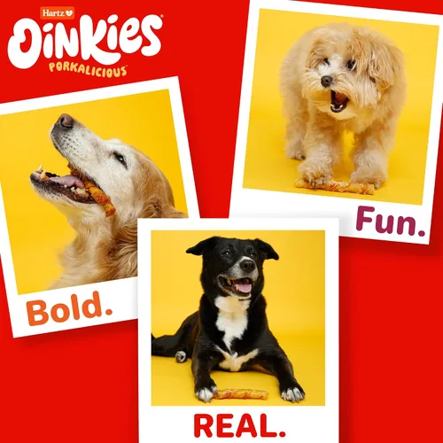 Vista 9 de Oinkies Porkalicious - Golosinas para perros con sabor a tocino, 8