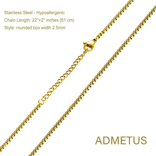 Vista 6 de ADMETUS Collar de amuleto de plata de ley 925 Collar Ankh con estrella de David para hombre con cadena de 22 pulgadas + 2 pulgadas